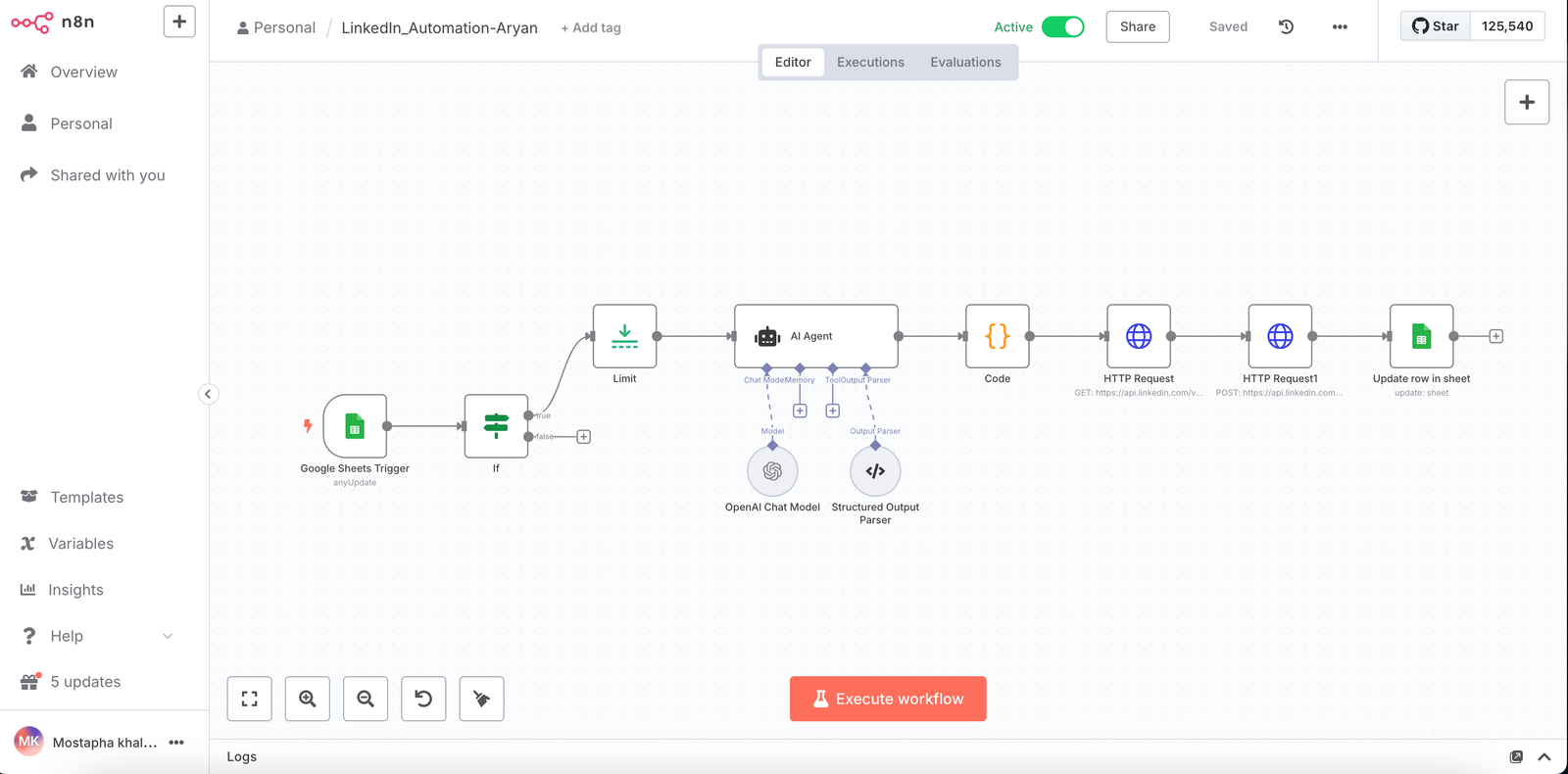 n8n social media automation workflow