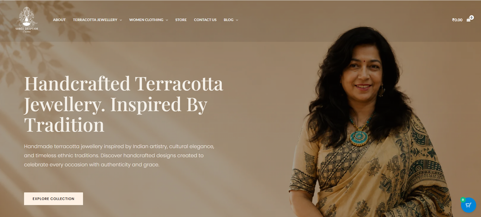 Shreedeptam Creation website