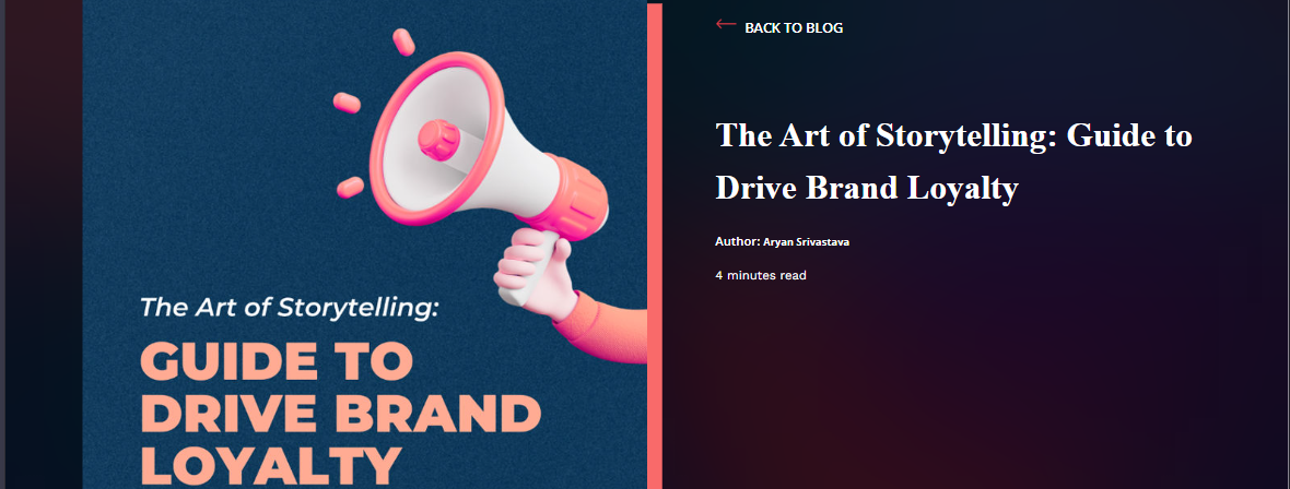 The Art of Storytelling article cover